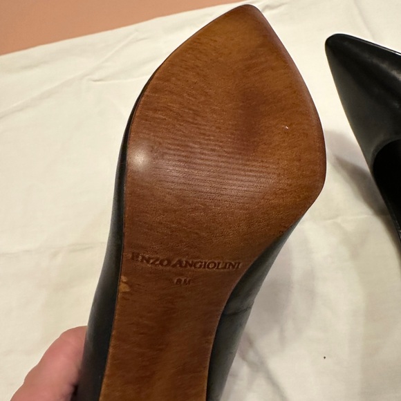 Enzo Angiolini black heels sz 8 - Picture 8 of 13